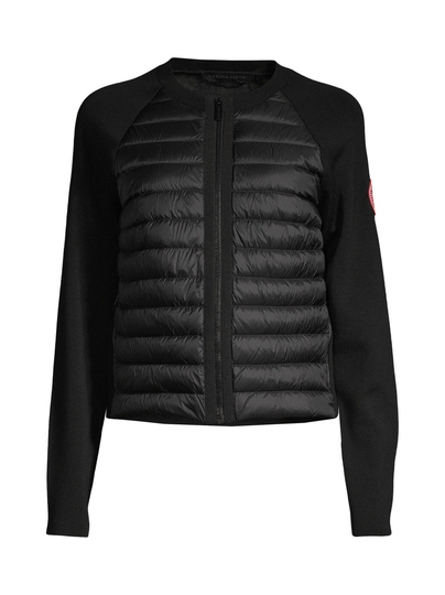 Hybridge knit packable -takki
