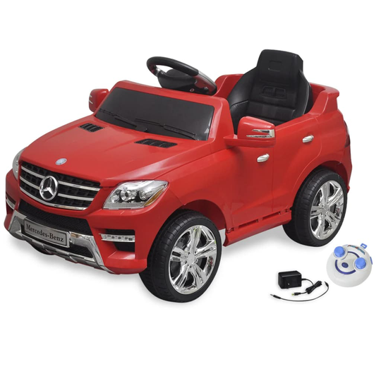 Sähköinen Istuttava-auto Mercedes Benz ML350 Punainen 6V Kauko-ohjaus