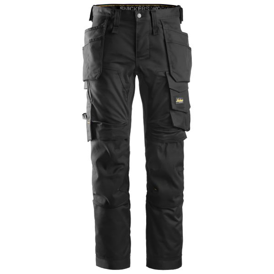 Snickers 6241 AllroundWork Työhousut musta, stretch C44