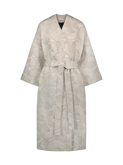 Astoria kimono wrap jacket - ecru art deco