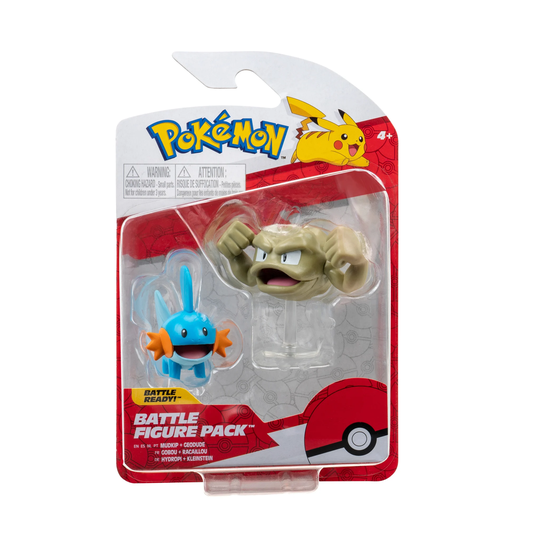 Pokemon - Battle Figure Pack - Mudkip + Geodude - (PKW2640)