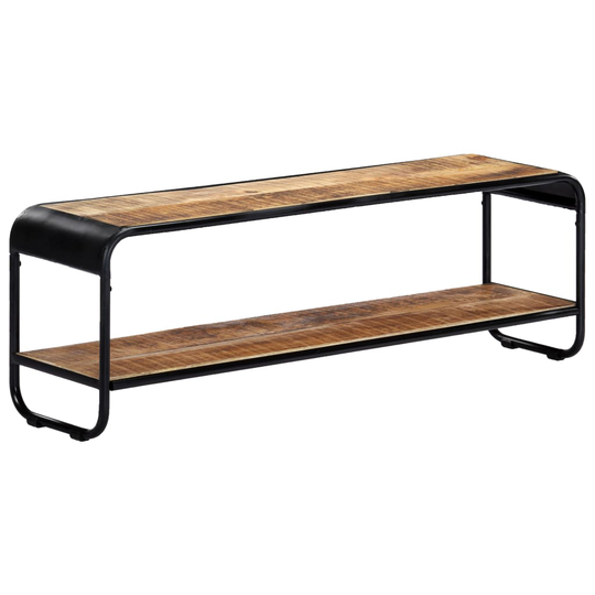 vidaXL TV-taso 120x30x40 cm täysi karkea mangopuu