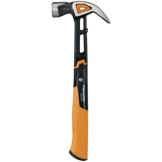 Fiskars IsoCore Puusepänvasara taivutettu haara L, 20 oz