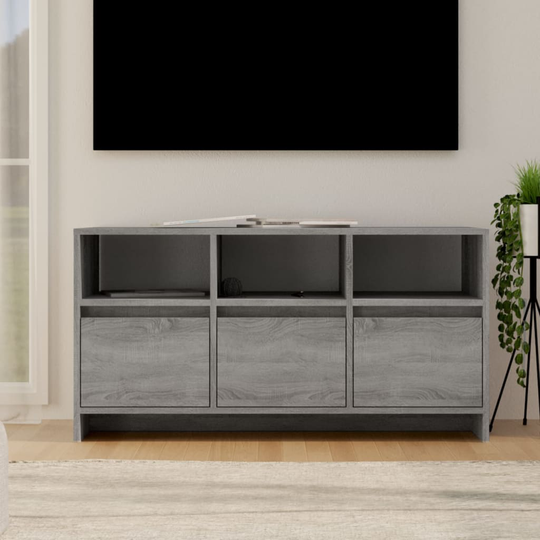vidaXL TV-taso harmaa Sonoma 102x37,5x52,5 cm lastulevy