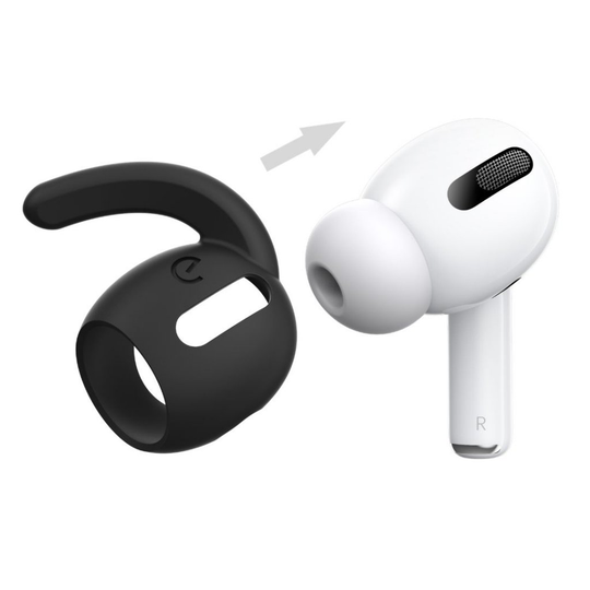 EarBuddyz - Ear Hooks for Airpods Pro (Color: Black)