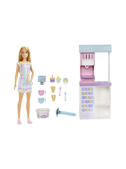 Brb ice cream shopkeeper playset