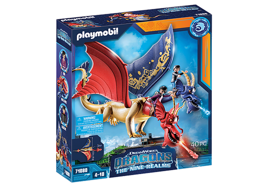 Playmobil - Dragons: The Nine Realms - Wu&Wei with Jun (71080)