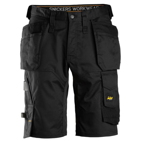 Snickers 6151 AllroundWork Shortsit musta 44