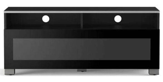 Meliconi MyTV Stand 12040H laitetaso lasiovella, musta