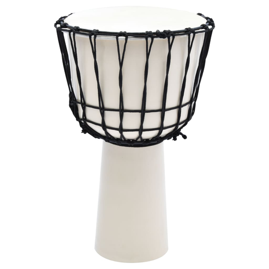 vidaXL Djembe-rumpu kiristysköydellä 12" vuohennahka