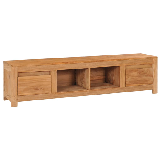 vidaXL TV-taso 135x30x35 cm täysi tiikki