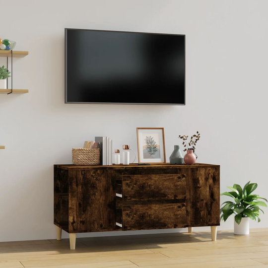 vidaXL TV-taso savutammi 102x44,5x50 cm tekninen puu