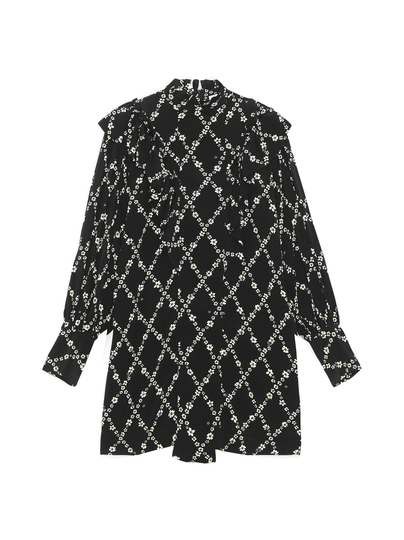 Printed crepe -mekko
