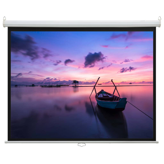 vidaXL Valkokangas 75" 4:3