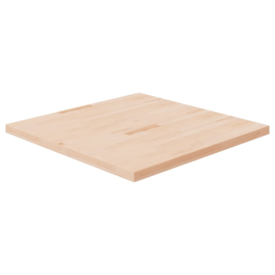 vidaXL Neliönmuotoinen pöytälevy 90x90x4 cm käsittelemätön tammi