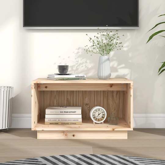 vidaXL TV-taso 60x35x35 cm täysi mänty